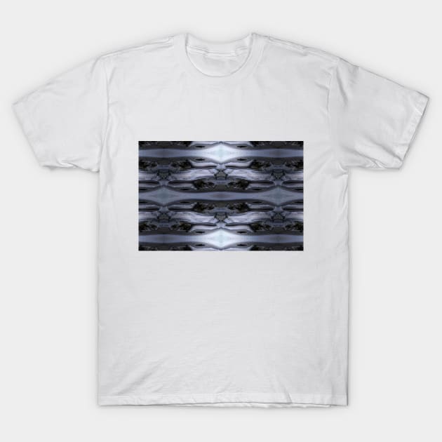 Gray Lattice with Stone Texture T-Shirt by mavicfe